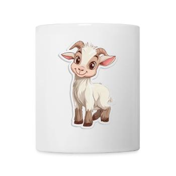 Ziege - Tasse - Weiß - Vorne