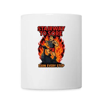 Workout Stairway to Sore - Mug - white - Front