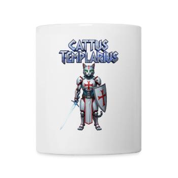 Cattus Templarius Cat Knight - Mug - white - Front