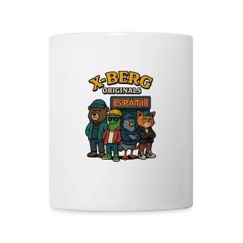 Kreuzberg Berlin Originals Bear Cucumber Dove Cat - Mug - white - Front