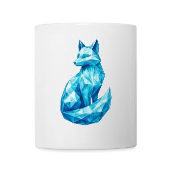 Diamant-Fuchs – Tierdesign in Edelstein-Optik - Tasse - Weiß - Vorne