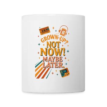 Zitat zum Meilenstein des Retro-Gaming-Wachstums - Tasse - Weiß - Vorne