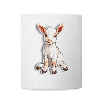 Chèvre - Mug blanc - blanc - Devant