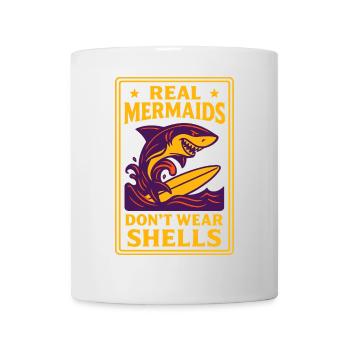Shark Surf Cartoon - Mug - white - Front