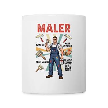 Der Maler - Tasse - Weiß - Vorne