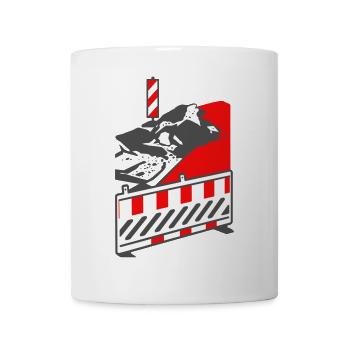 Baustelle - Tasse - Weiß - Vorne
