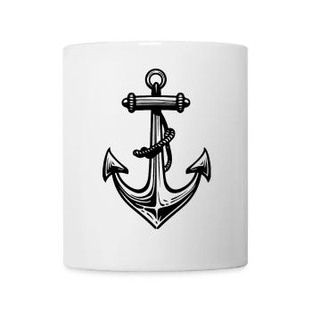 Anker - Tasse - Weiß - Vorne
