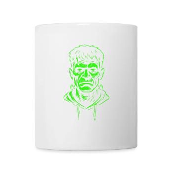Neon Halloween Shirt | Classic Monster Design - Tasse - Weiß - Vorne