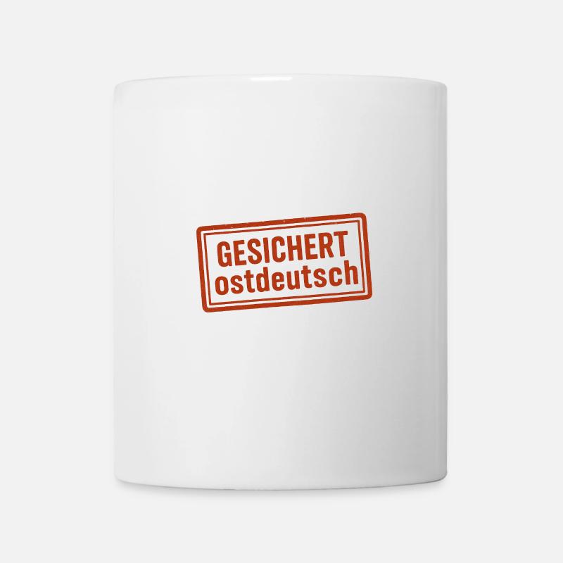 Sécurisé pour l’Allemagne de l’Est - Mug blanc - blanc