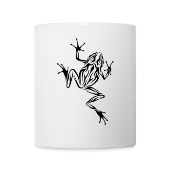 Frosch Tribal-Style - Tasse - Weiß - Vorne