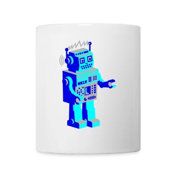 robotnik dance - old school robots - Mug - white - Front