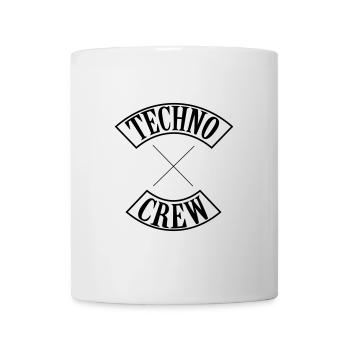 TECHNO CREW - Tasse - Weiß - Vorne
