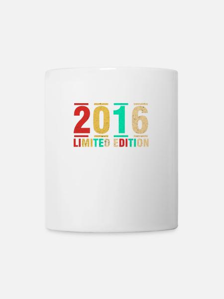 Jubiläumsgeschenk 2016 Limited Edition 2016 - Tasse - Weiß