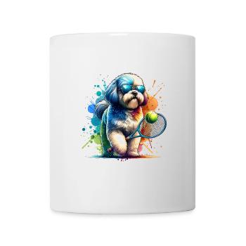 Bolonka Zwetna Tennis Dog Player Ownership - Mug - white - Front