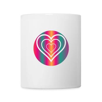 HEART. HAPPY BIRTHDAY - Mug - white - Front