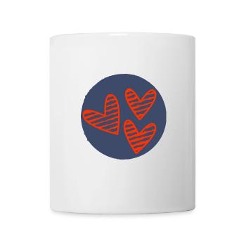 HEART. THANK YOU. MISTRESS. MASTER. THANK YOU MISTRESS. - Mug - white - Front