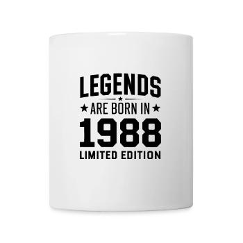 Legends Are Born In 1988 Limited Edition - Tasse - Weiß - Vorne