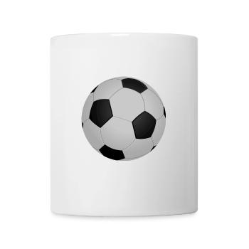 Black and white football pattern - Mug - white - Front