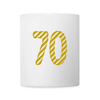 70. 70 YEARS. 70TH ANNIVERSARY. 70TH ANNIVERSARY. - Mug - white - Front
