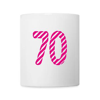 70. 70 YEARS. 70TH ANNIVERSARY. 70TH ANNIVERSARY. - Mug - white - Front