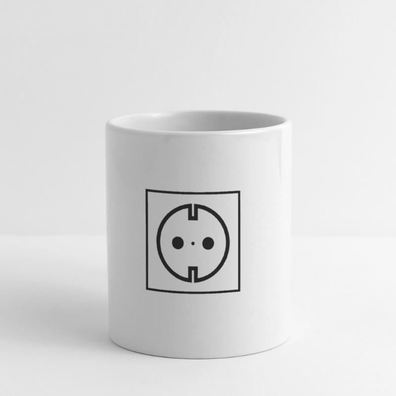 Steckdose Strom Tasse