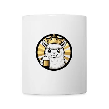 Alpaca Llama Beer Comic - Mug - white - Front