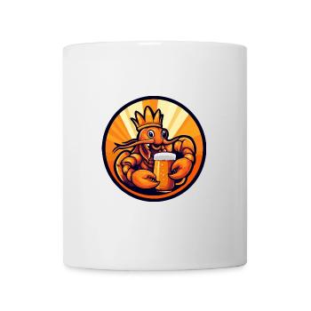 Hummer Krebs Bier Comic - Tasse - Weiß - Vorne