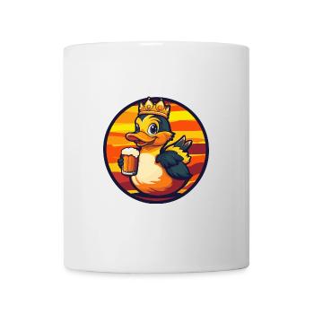 Bande dessinée de bière de canard - Mug blanc - blanc - Devant