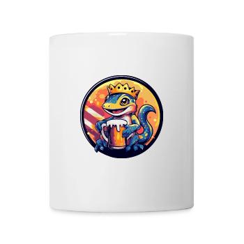 Bande dessinée de bière Lizard - Mug blanc - blanc - Devant