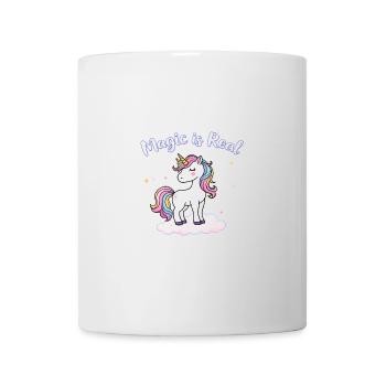 La magie est une véritable licorne Inspiration L’art pour les rêveurs - Mug blanc - blanc - Devant