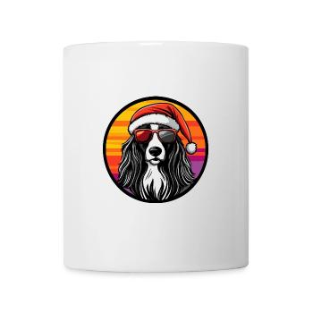 Afghan Hound Dog Christmas Cool - Mug - white - Front