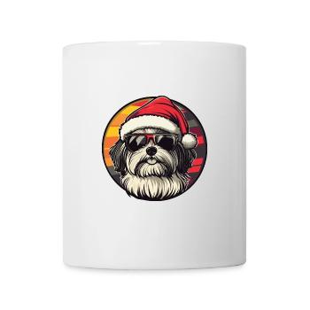 Havanese Hund Weihnachten Cool - Tasse - Weiß - Vorne