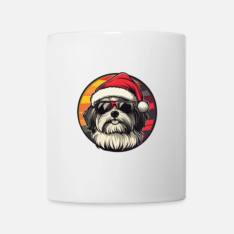 Havanese Hund Weihnachten Cool - Tasse - Weiß