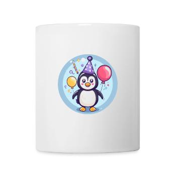 Penguin Birthday Comic - Mug - white - Front