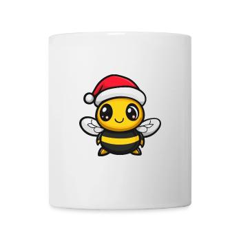Biene Weihnachten Christmas - Tasse - Weiß - Vorne