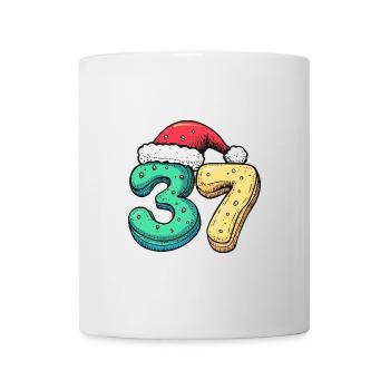 37 Numéro Noël - Mug blanc - blanc - Devant