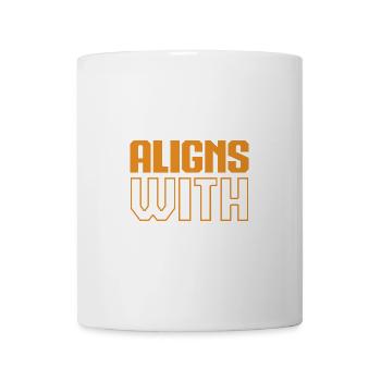 Meine Energie richtet sich nach spirituellem Wachstum aus - Tasse - Weiß - Vorne