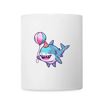 Requin Anniversaire Bébé - Mug blanc - blanc - Devant