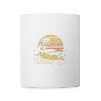 38e anniversaire - Légende depuis février 1987 - Mug blanc - blanc - Devant