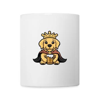 Golden Retriever Hund Bier Lustig Lustig - Tasse - Weiß - Vorne