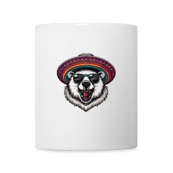 Polar Bear Funny Sombrero - Mug - white - Front