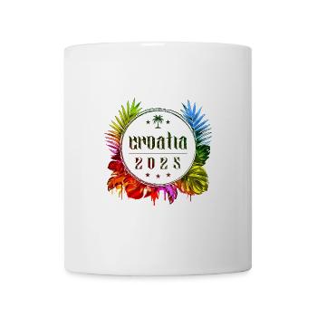 Croatia 2025 Colorful - Mug - white - Front