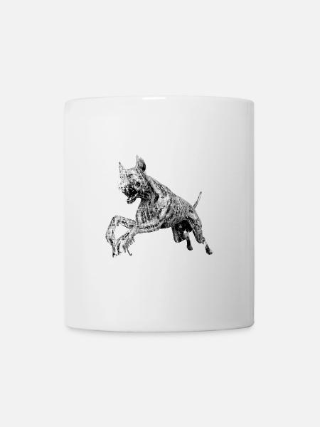 Der Angriffslustige - Tasse - Weiß