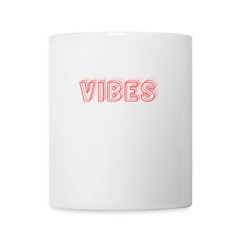 Vibes abstract red - Mug - white - Front
