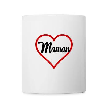 FÊTE DES MÈRES. MAMAN - Mug blanc - blanc - Devant