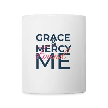 Grace & Mercy Found Me - Mug - white - Front