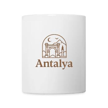 Antalya Torbogen Nachtbild - Tasse - Weiß - Vorne