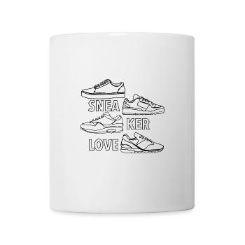 Sneaker Love – Motiv für Sneakerheads - Tasse - Weiß - Vorne