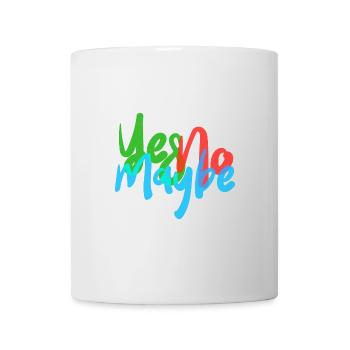 YES NO MAYBE - Mug - white - Front