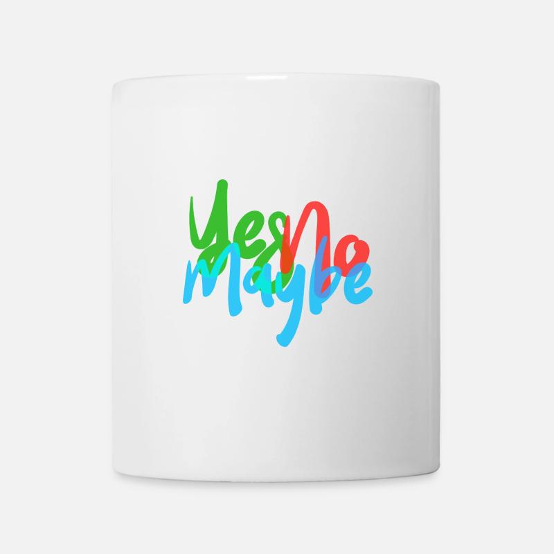 NON PEUT-ÊTRE - Mug blanc - blanc